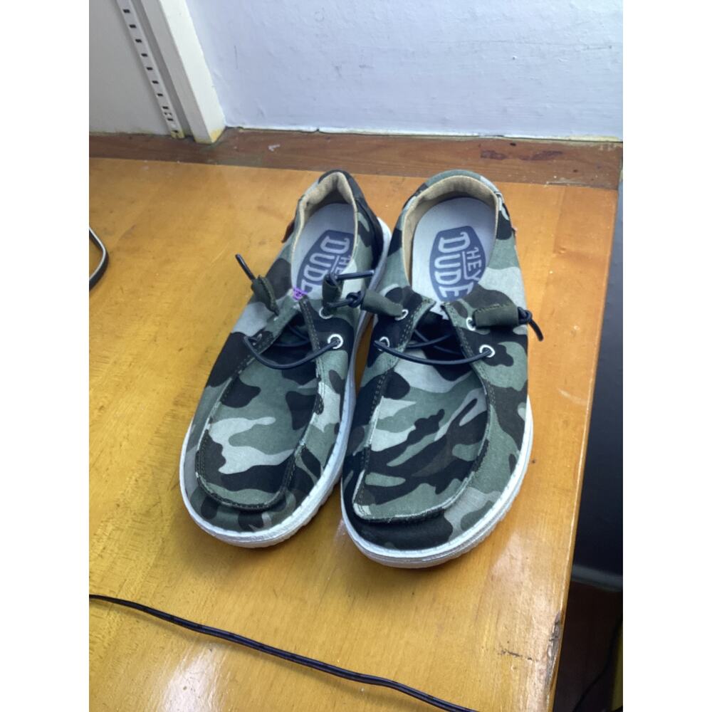 HEYDUDE Wendy Pattern | Women's Slip On Shoes Size 6